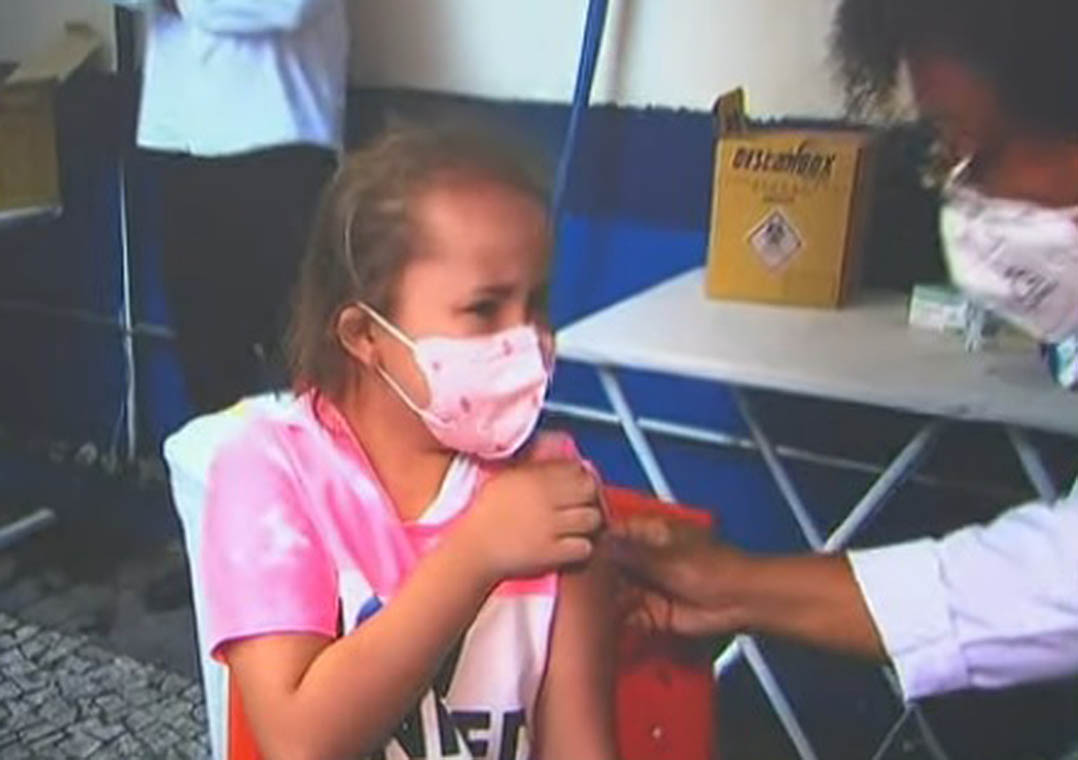 São Paulo inicia vacinação contra a Covid de crianças