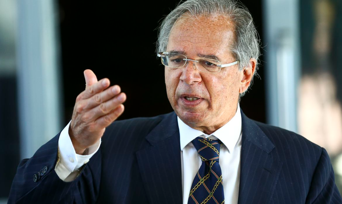 Ministro Paulo Guedes diz que Brasil é o país que mais cresce e exalta PIB Marcelo Camargo/Agência Brasil