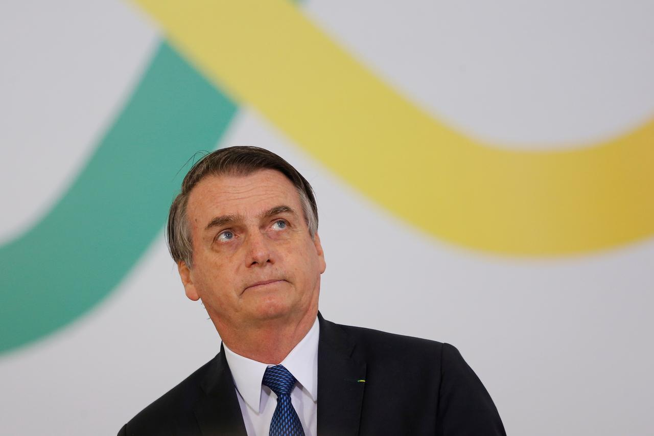 Bolsonaro se encontrou nesta quinta-feira (03) com o presidente do Peru, Pedro Castillo Foto: Reuters 