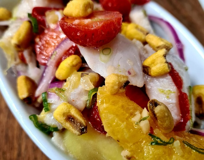 Ceviche com Frutas| Band Receitas