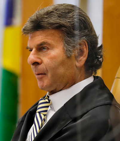 Luiz Fux critica ataques do presidente Jair Bolsonaro ao ministro Luís Roberto Barroso Rosinei Coutinho/SCO/STF