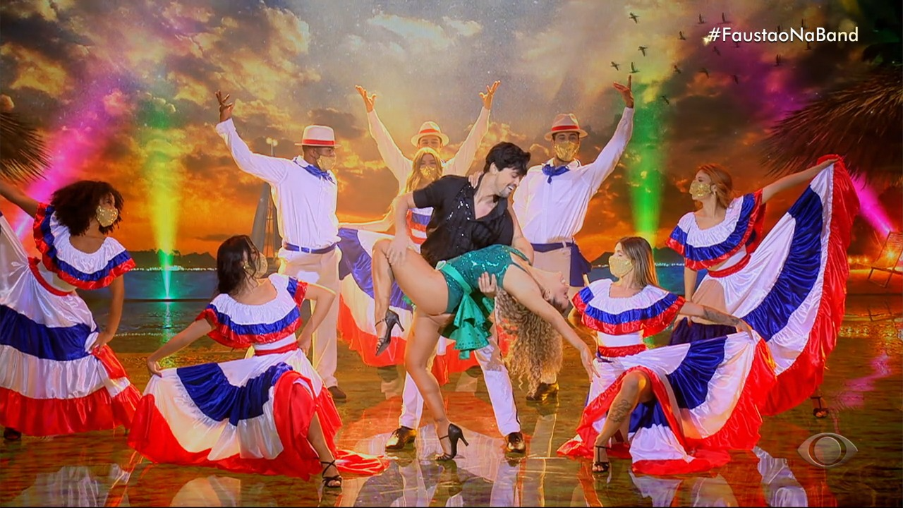 Dança das Feras estreou nesta quarta com apresentações no Faustão na Band