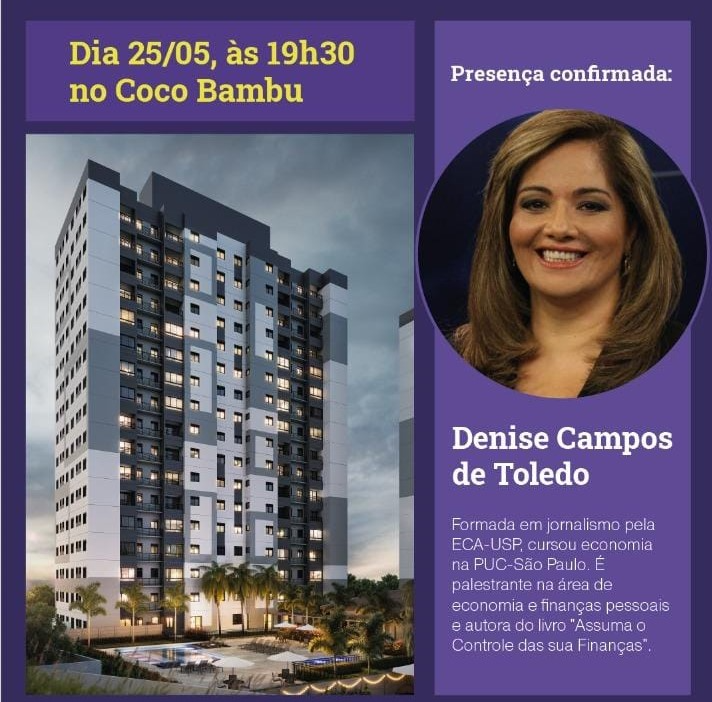 Rio Preto terá evento com a economista Denise Campos de Toledo