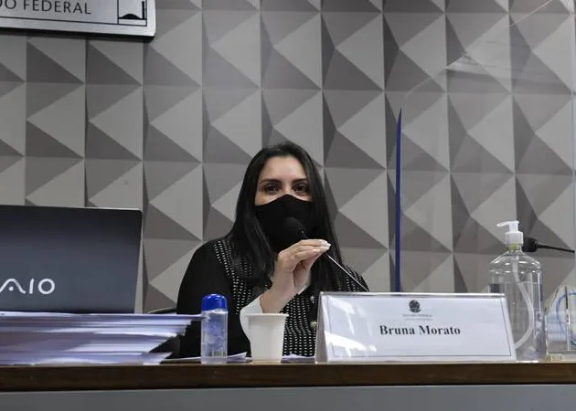 Advogada Bruna Morato, representante de 12 médicos que fizeram denúncias contra Prevent Senior, depõe na CPI da Pandemia