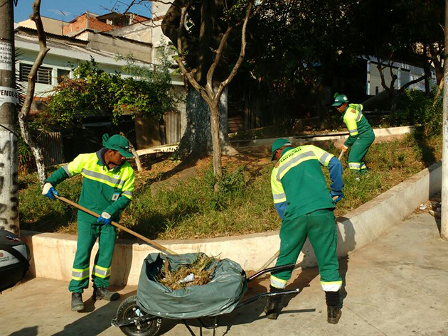 Trabalhadores da limpeza urbana de SP fazem paralisação hoje Divulgação/Prefeitura Municipal de São Paulo