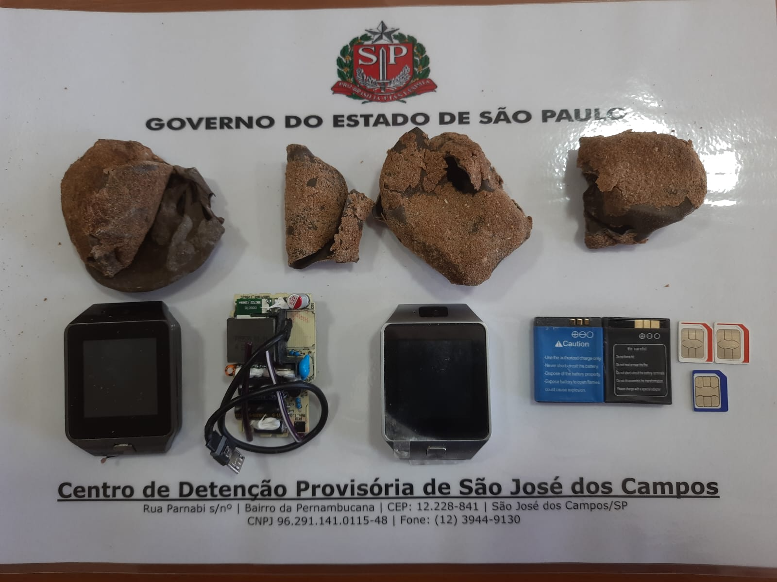 Familiar envia eletrônicos em remessa para preso em São José dos Campos