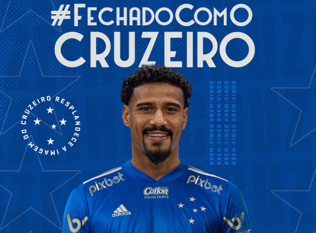 Cruzeiro anuncia a contratação do lateral Gabriel Dias