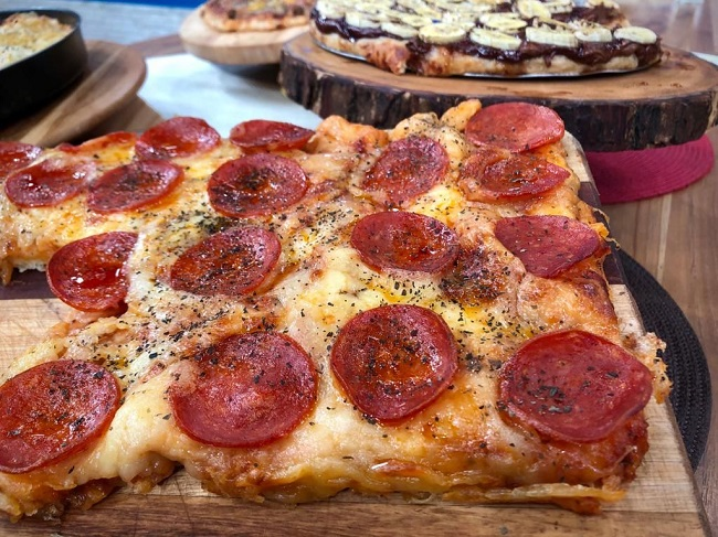 Pizza americana | Band Receitas