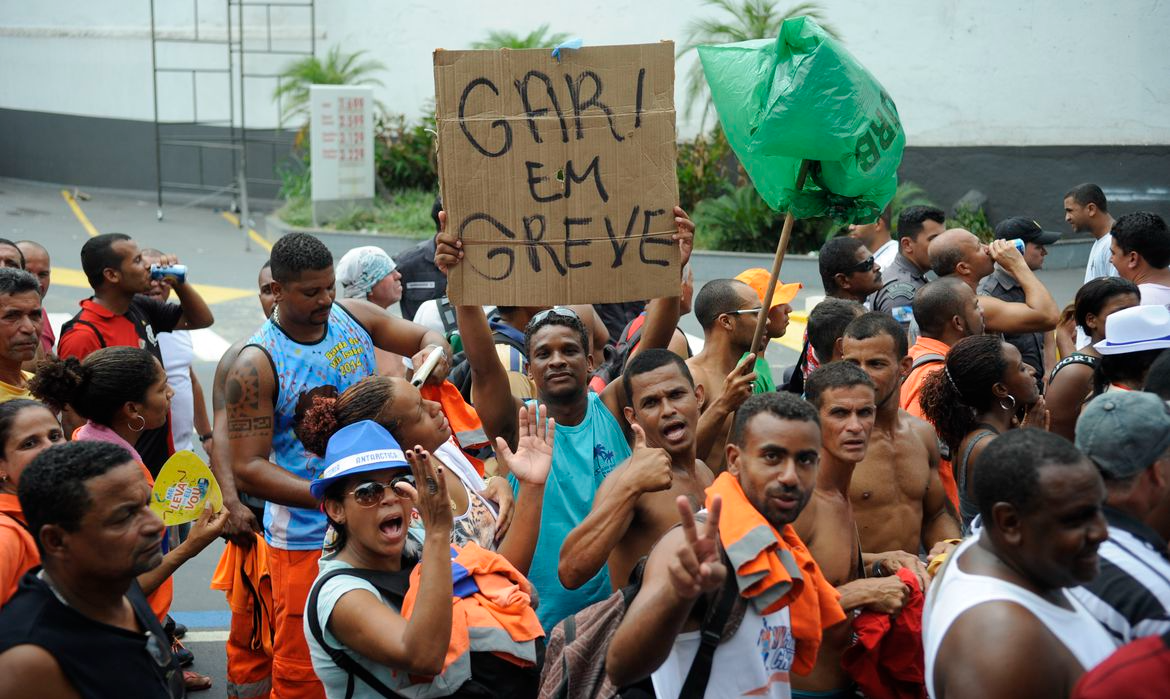 Garis protestaram durante a semana na cidade Tomaz Silva/Agência Brasil