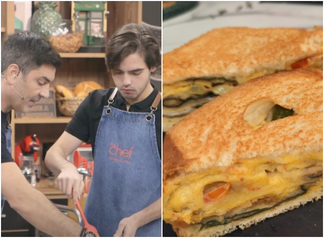João Guilherme Silva prepara sanduíche de omelete; aprenda a receita