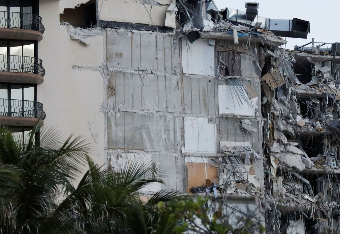 Sobe para 10 o número de mortos após o desabamento de um prédio na última quinta-feira (24) em Miami, Foto:EBC