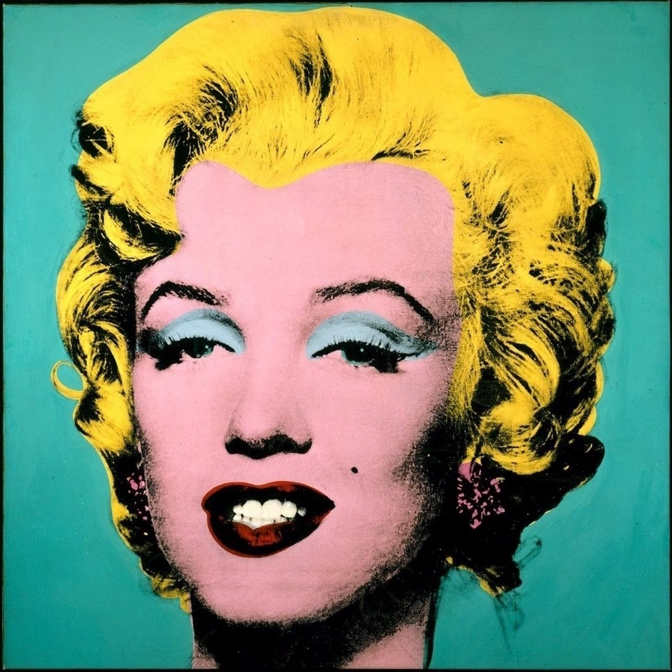 Retrato de Marilyn Monroe, de Andy Wahrol, se torna obra mais cara do século   Foto: Reprodução