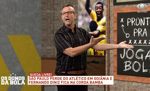 Apresentador do Donos diz que o Colorado está sendo ajudado Reprodução 