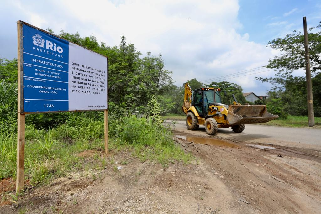 Obras estavam suspensas após empresa responsável abandonar o projeto Beth Santos/Prefeitura do Rio