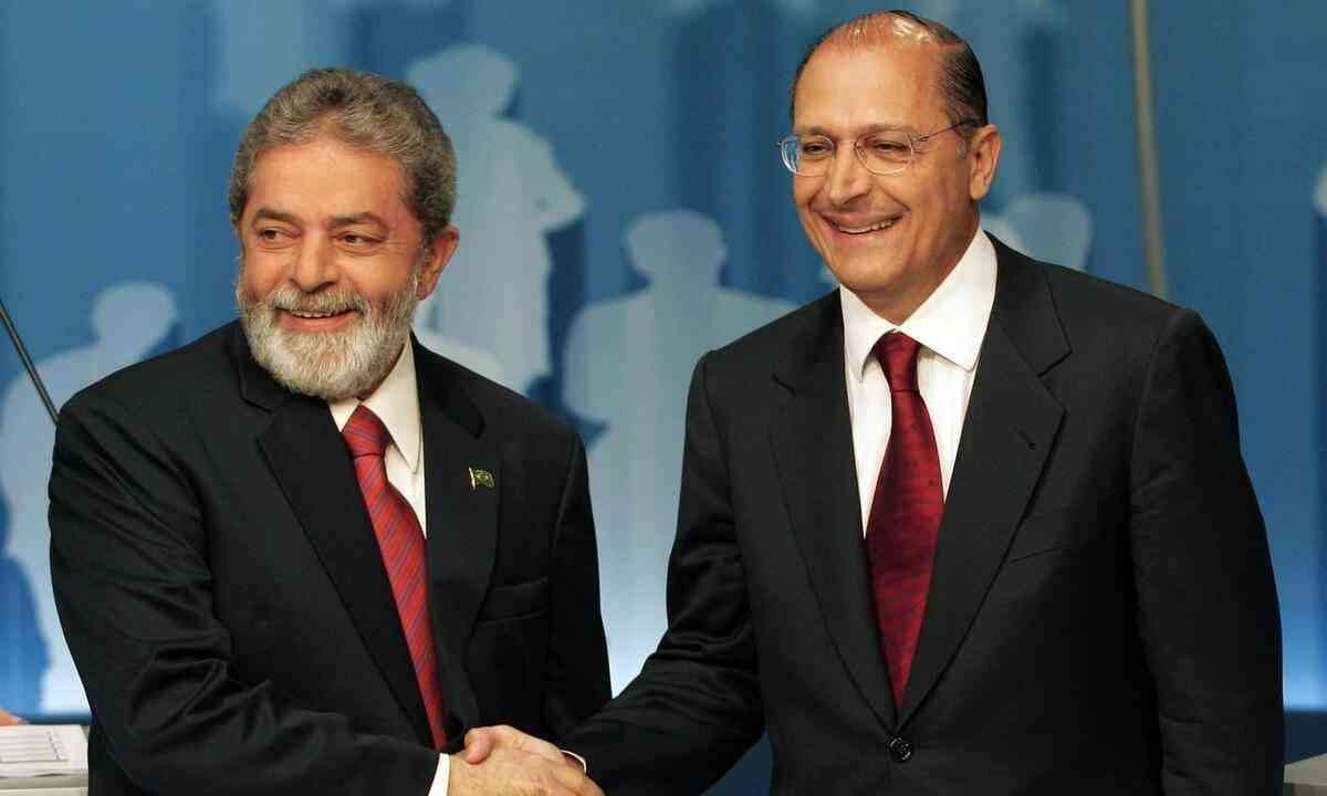 Lula e Alckmin em 2006 AFP