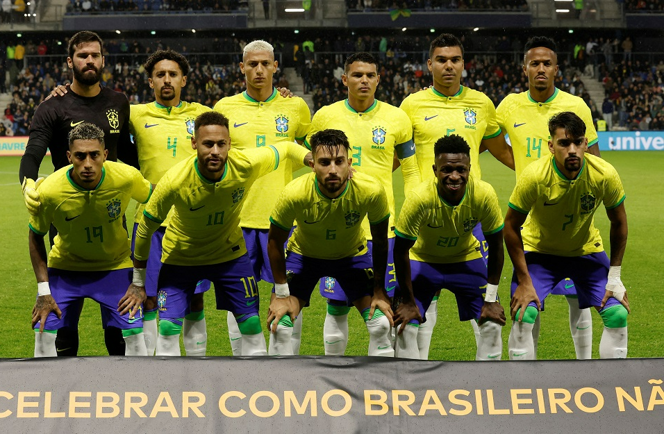 Veja a numeração que o Brasil adotou para a Copa de 2022