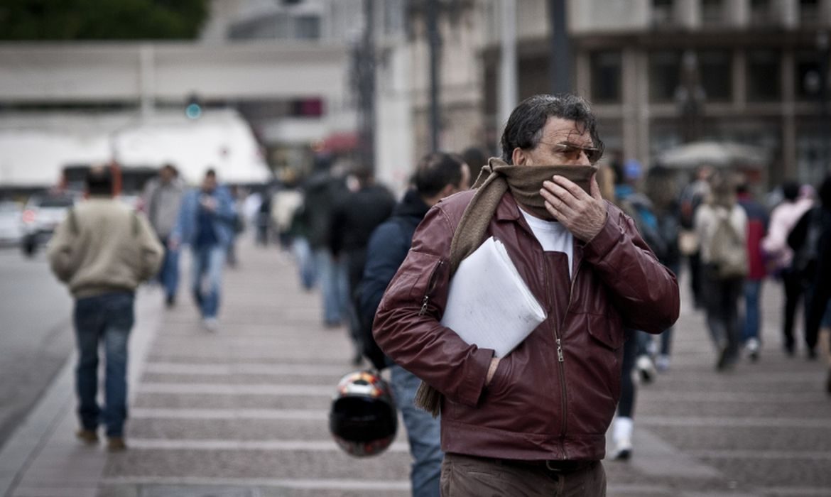 Esta será a semana mais fria do ano até agora.  Foto: Marcelo Camargo/Agência Brasil