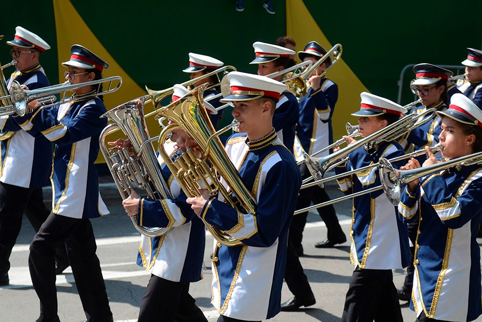 Atividades começam com o hasteamento de bandeiras na Orla do Banhado; Desfile será às 9h Lucas Cabral/PMSJC