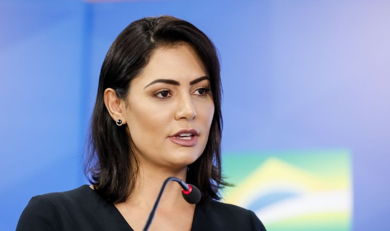 Ex-primeira dama Michelle Bolsonaro Agência