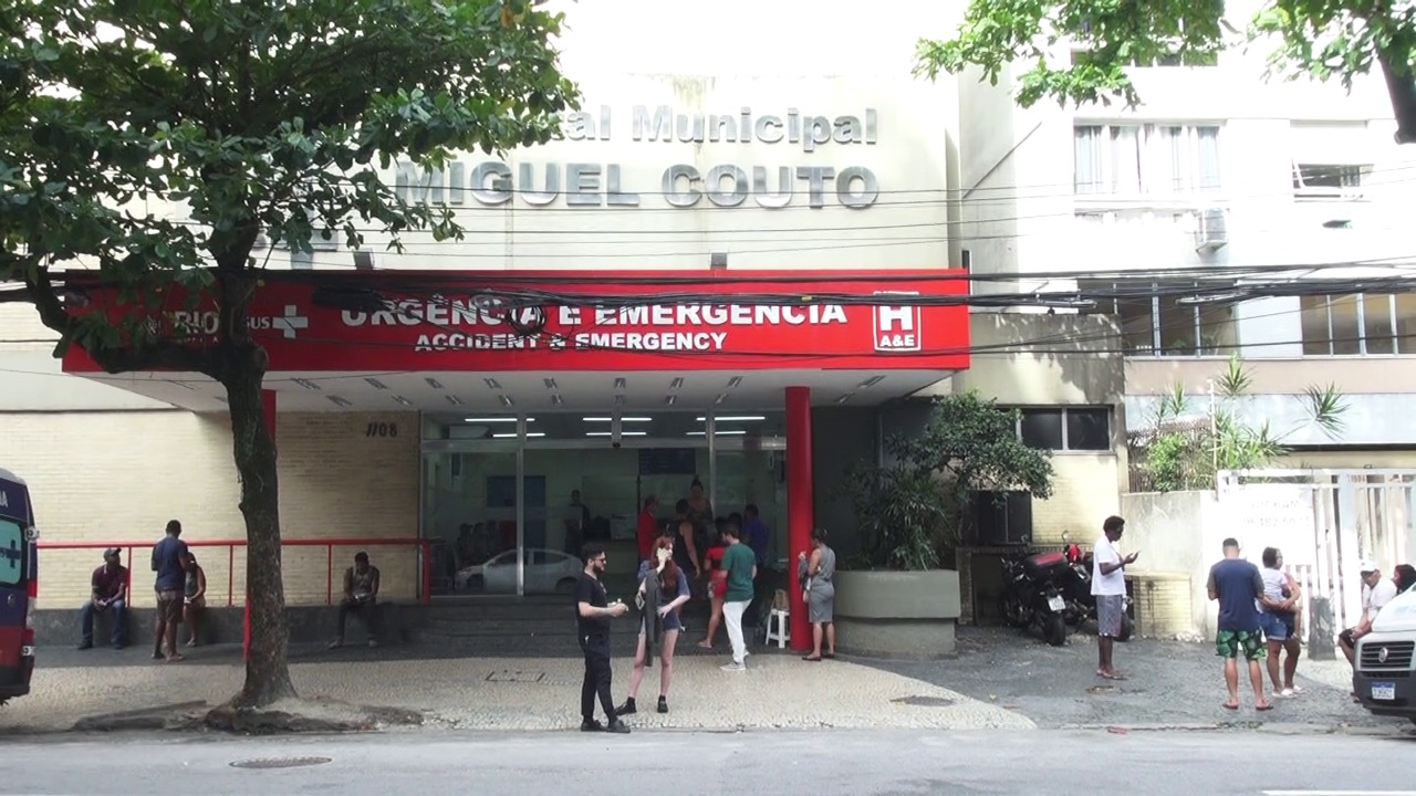 A adolescente foi transferida para o Hospital Municipal Miguel Couto  Reprodução