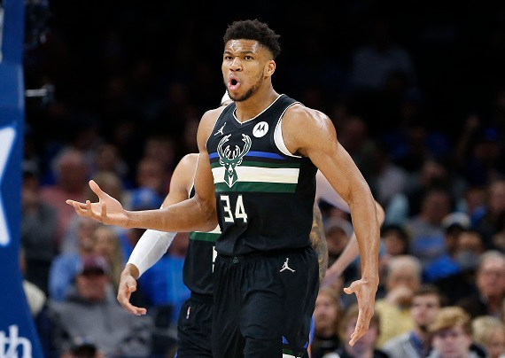 Giannis Antetokounmpo se tornou o maior pontuador da história do Milwaukee Bucks Alonzo Adams/Reuters