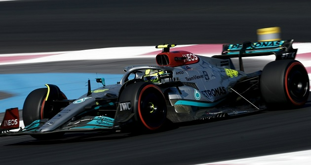 Lewis Hamilton, no GP da França Mercedes