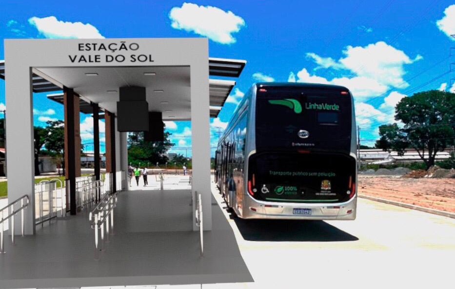 São José dos Campos inicia montagem da primeira estação da Linha Verde Divulgação/PMSJC