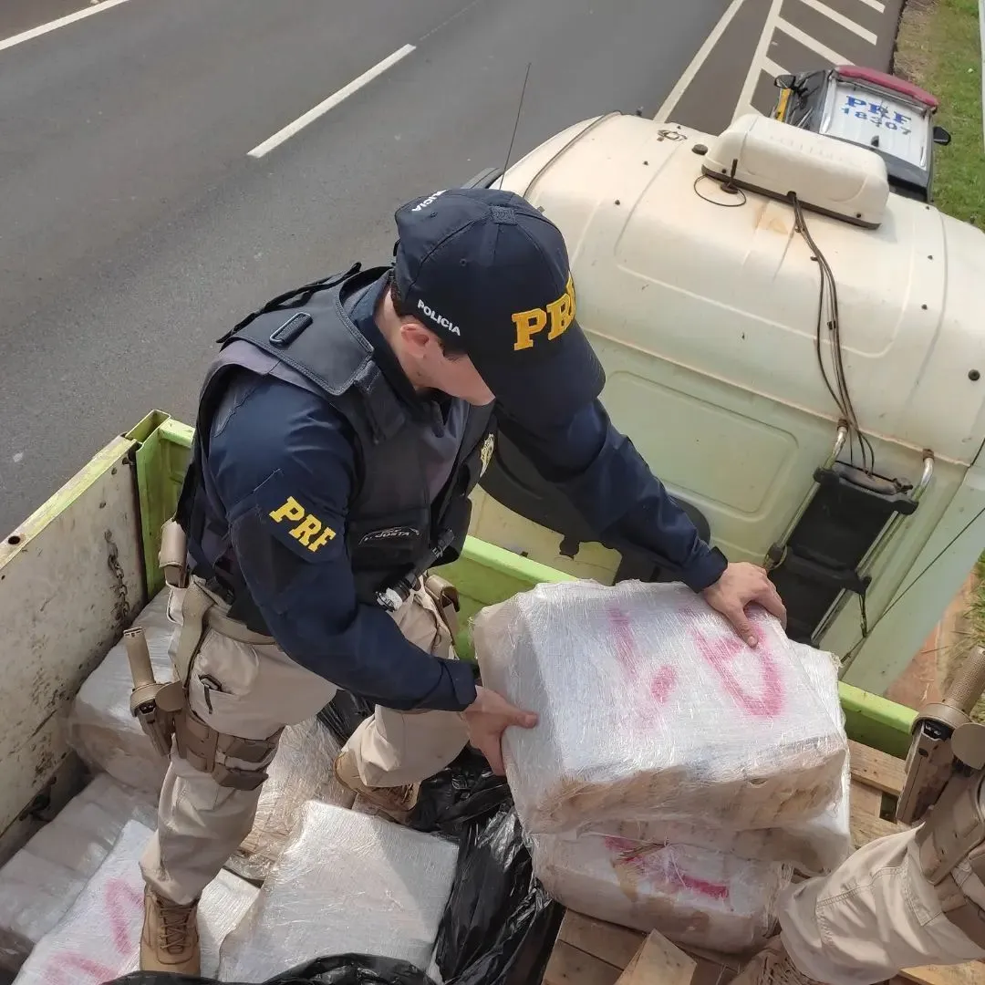 O motorista foi preso por tráfico de drogas