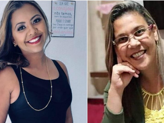 Jéssica Lopes Frazão e Marli Gomes de Lima Lana  Reprodução