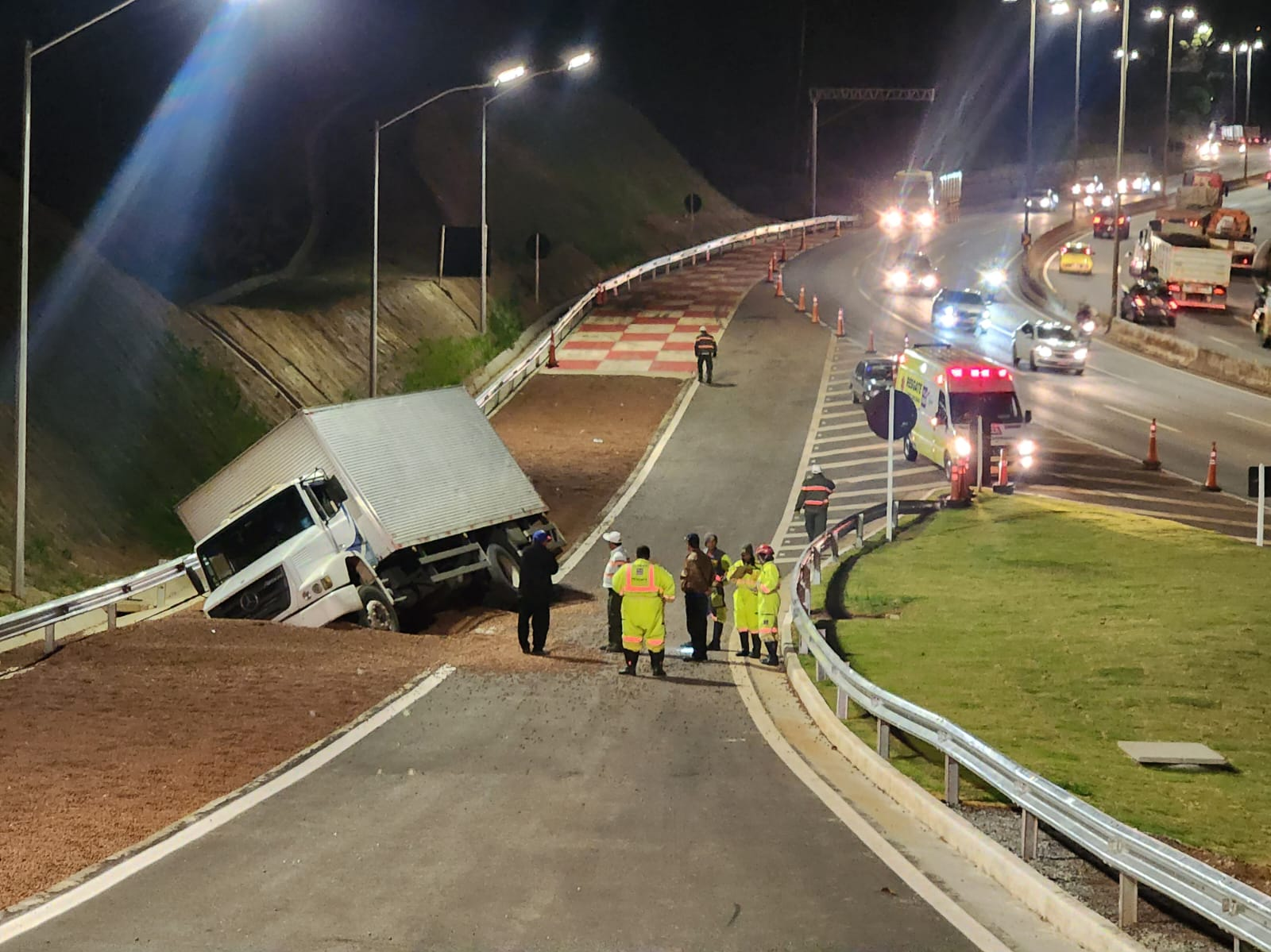 Motorista tinha saído do Rio de Janeiro e seguia para Ribeirão das Neves, na Grande BH. Reprodução