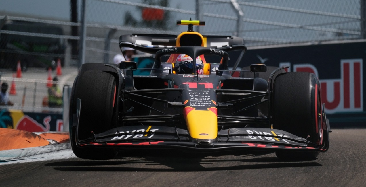 Pérez supera Leclerc e Verstappen para liderar terceiro treino livre em Miami