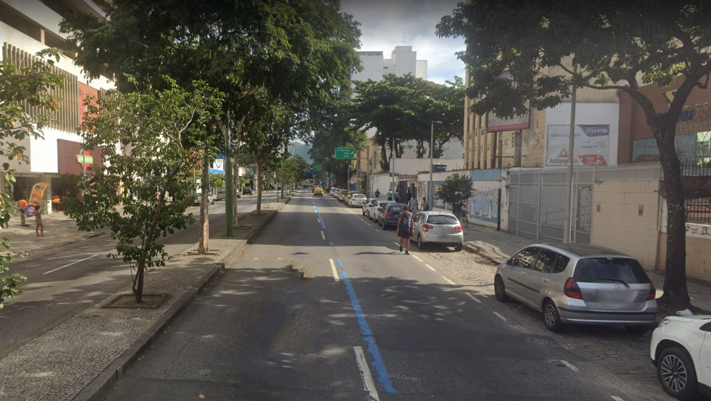 Prédios no Boulevard 28 de Setembro são alvos recorrentes dos criminosos Google Street View