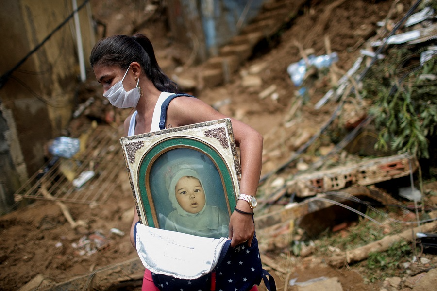 Temporal causou estragos na região serrana do Rio de Janeiro Ricardo Moraes/Reuters