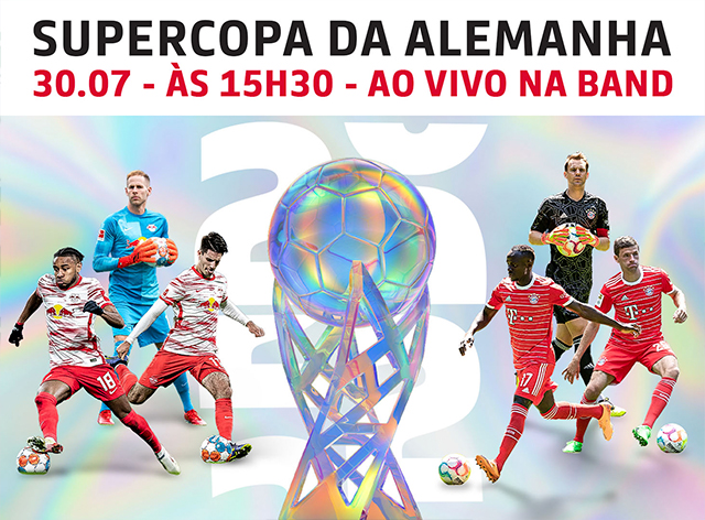 Supercopa da Alemanha será transmitida pela Band Divulgação