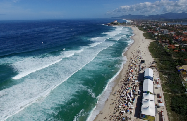 Saquarema: praia de Itaúna recebe Circuito Brasileiro de Vôlei de Praia Divulgação/Prefeitura de Saquarema