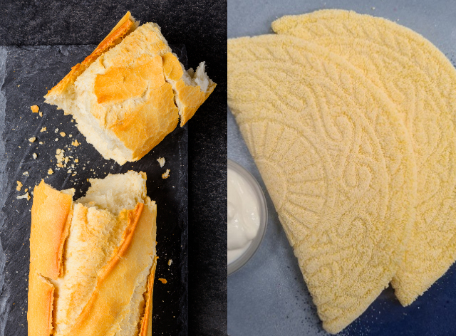 Pão e tapioca são semelhantes em termos nutricionais Envato Elements/Band