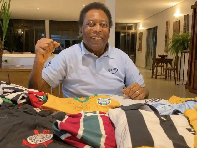 Pelé está internado em SP desde a última semana Reprodução/Instagram