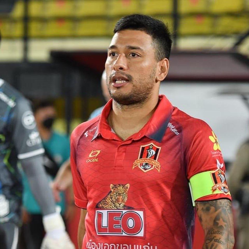 Ibson Melo já acumula 14 gols na Thai League em 2022 Crédito: divulgação pessoal.