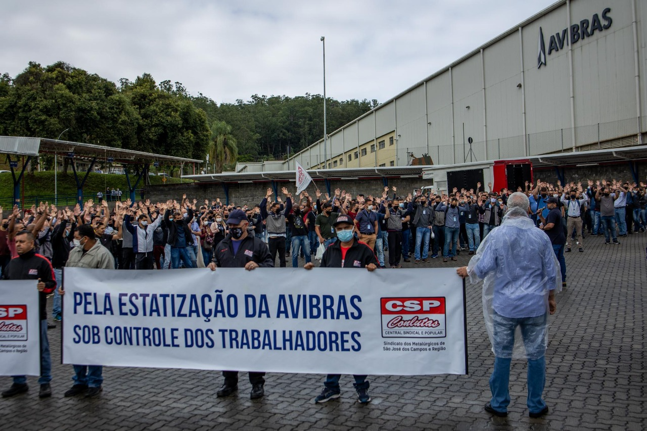 Trabalhadores aceitam proposta da Avibras e greve chega ao fim em Jacareí Sindmetalsjc/Roosevelt Cássio