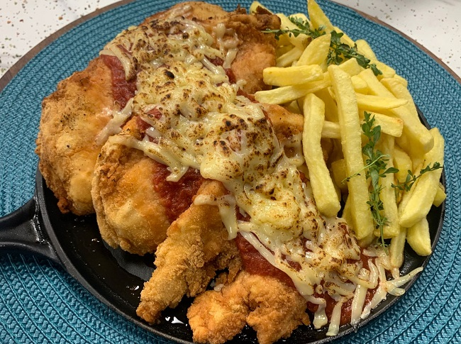 Frango à Parmegiana | Receita Swift