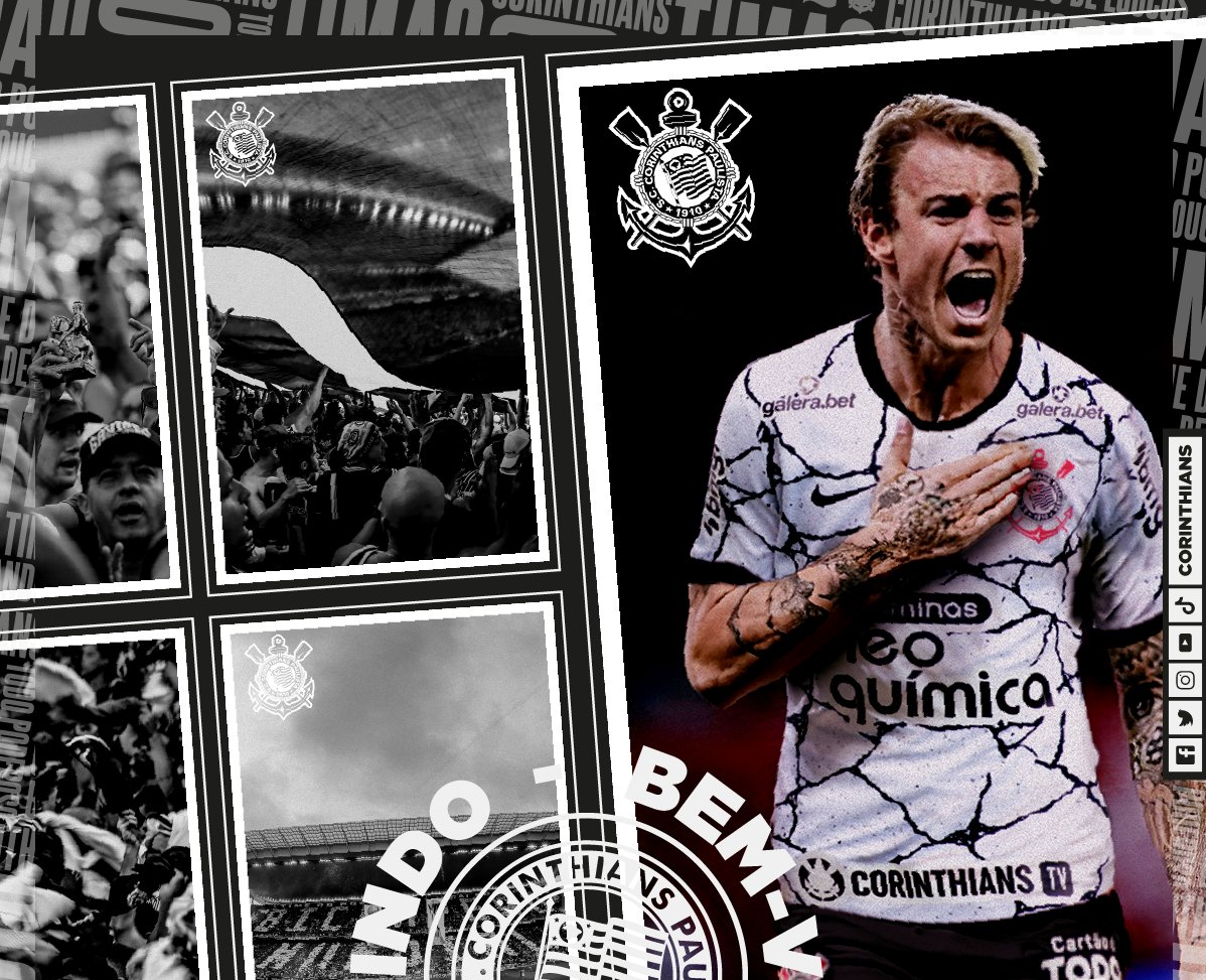 Roger Guedes é o terceiro reforço do Timão para 2021 Reprodução/Corinthians