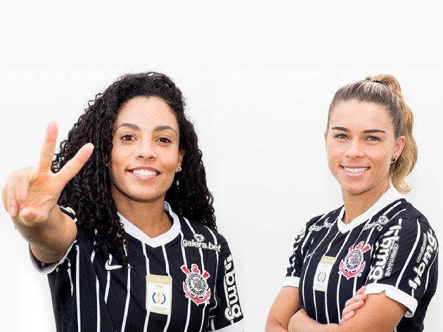 Yasmin e Tamires são peças importantes da hegemonia do Corinthians Divulgação/Corinthians