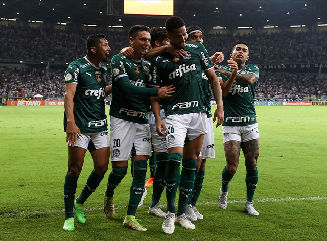 Palmeiras conseguiu uma vitória importante contra o Atlético-MG Cesar Greco / Palmeiras