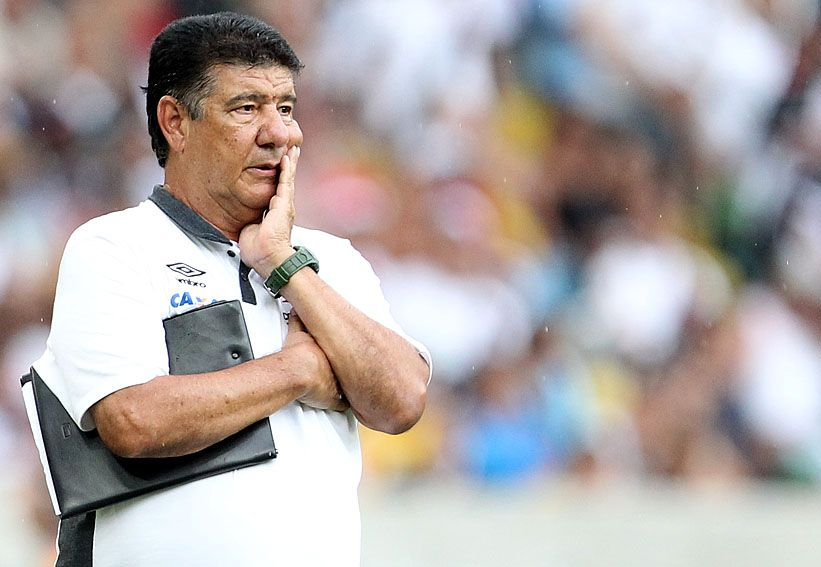 Joel Santana quando foi técnico do Vasco em 2014 Marcelo Sadio/Vasco.com.br