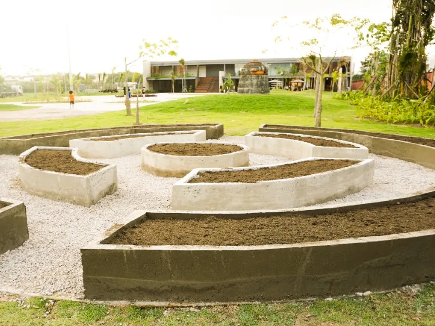 Espaço nova horta do Museu do Pontal 