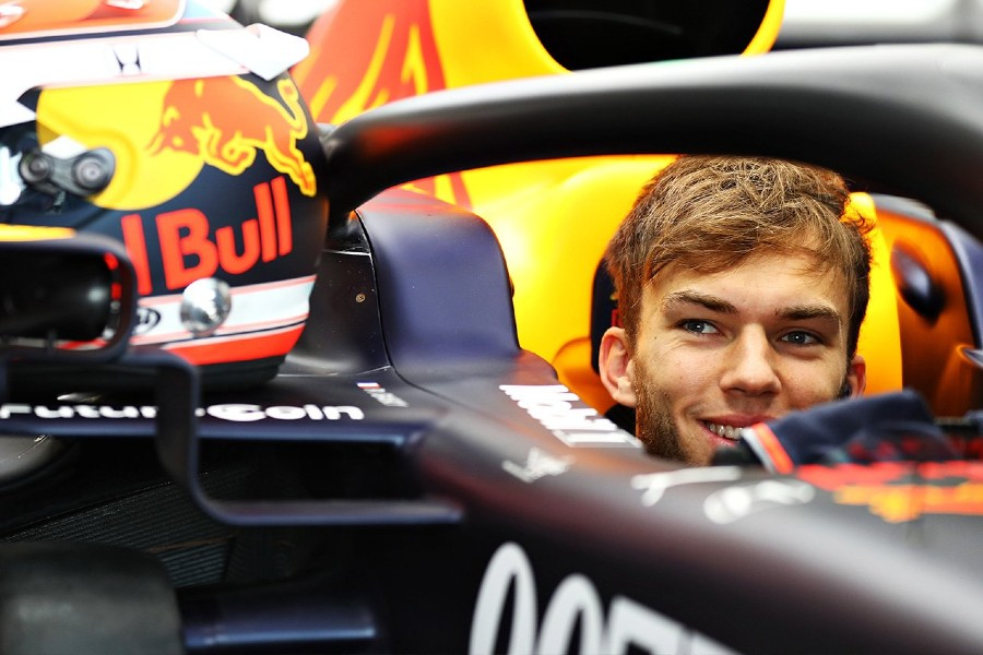 Pierre Gasly na Red Bull
