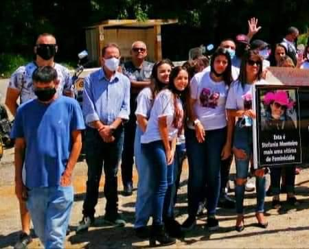 Prefeito de Aparecida durante protesto em Itanhandu, MG Reprodução/Redes sociais