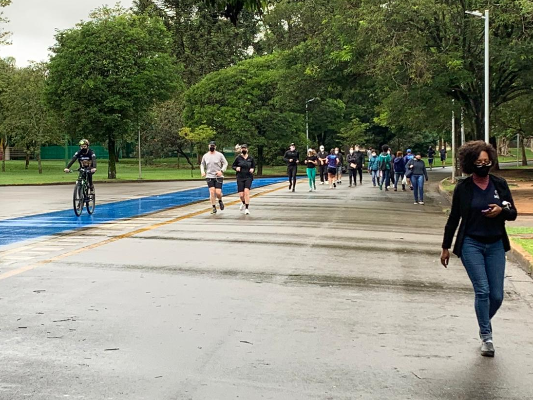 Mesmo com chuva, Parque do Ibirapuera registra movimentação intensa neste sábado Caio Pussi/Rádio Bandeirantes