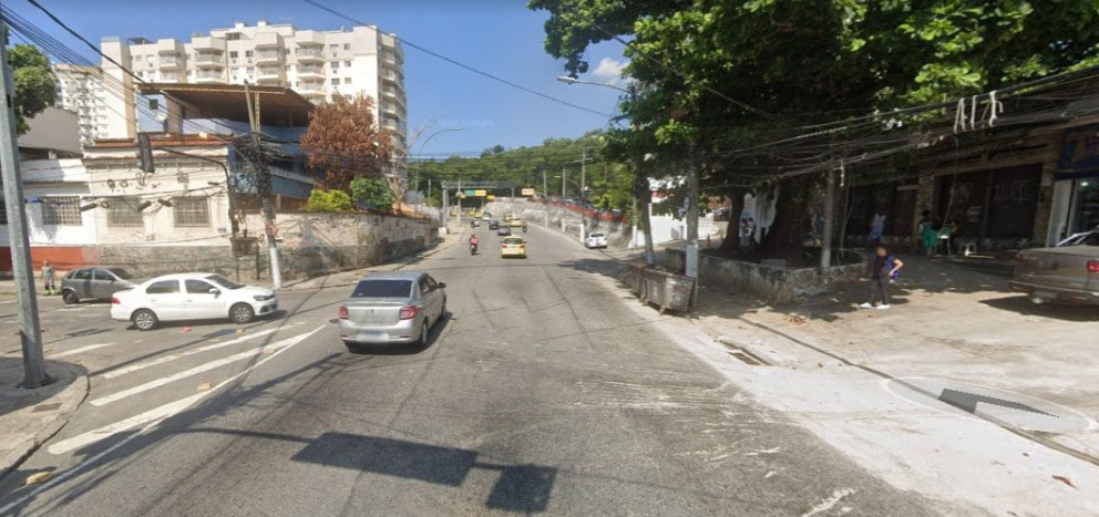 Técnico de radiologia foi baleado em blitz, na Avenida Marechal Rondon Reprodução/Google Street View