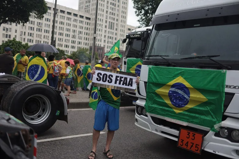 Manifestação em 15 de novembro, no Rio de Janeiro. Foto ilustrativa